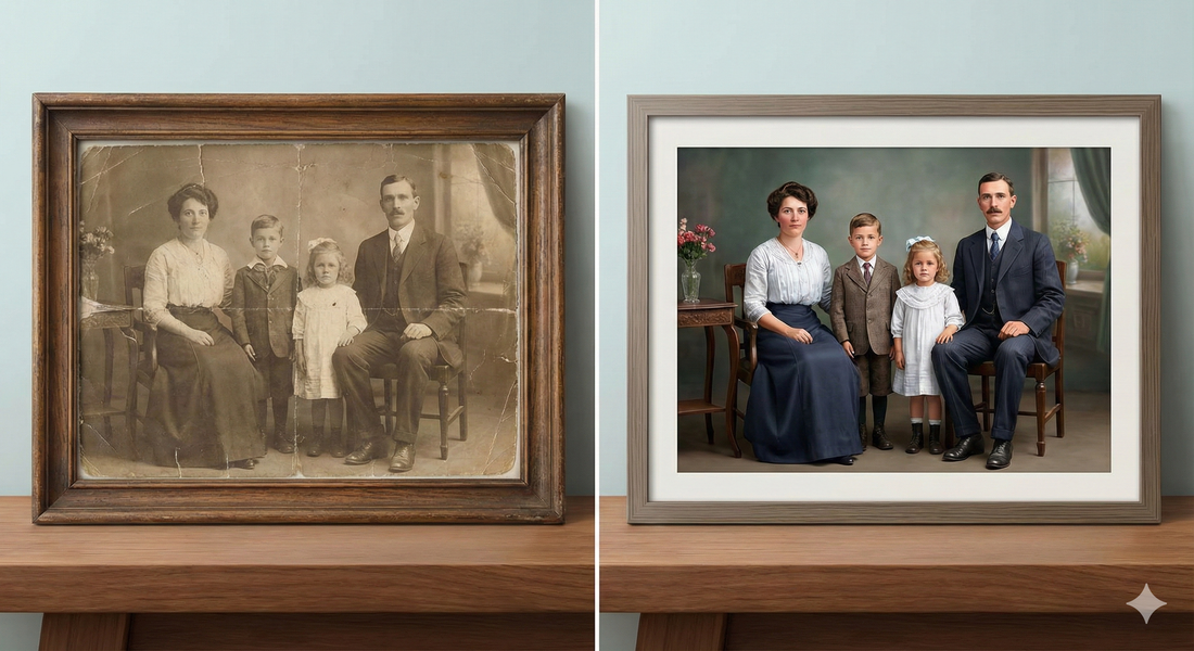 Comment donner vie à une vieille photo de famille ? (Le Guide 2025)